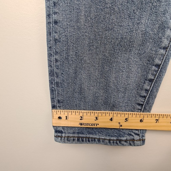 Gap Jeans Sz 26 Women's Blue Stretch‎ Denim Ladies Mid Rise Straight Medium Wash - Picture 5 of 9